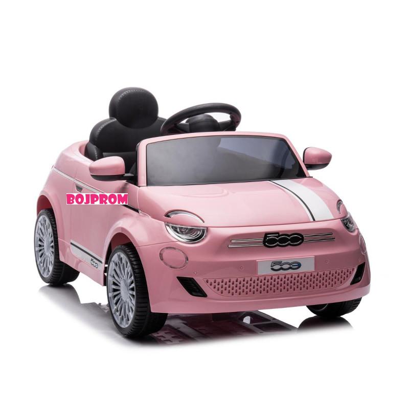 CHIPOLINO AUTO NA AKUMULATOR FIAT 500 PINK ELKFIAT23PI 