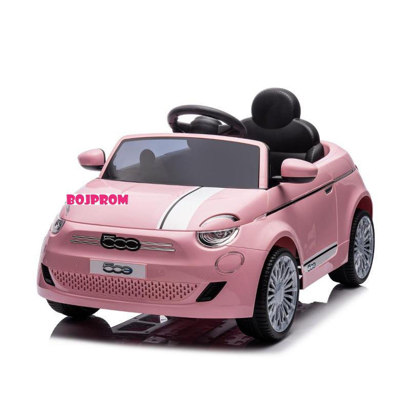 CHIPOLINO AUTO NA AKUMULATOR FIAT 500 PINK ELKFIAT23PI 