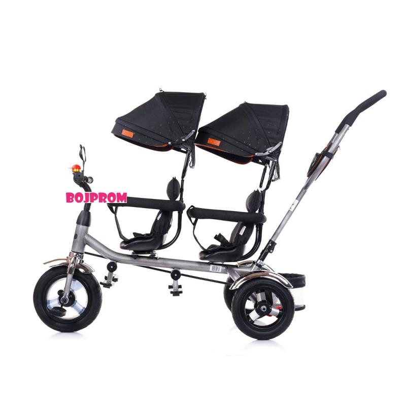 Chipolino TRICIKL ZA BLIZANCE 2PLAY RAVEN 