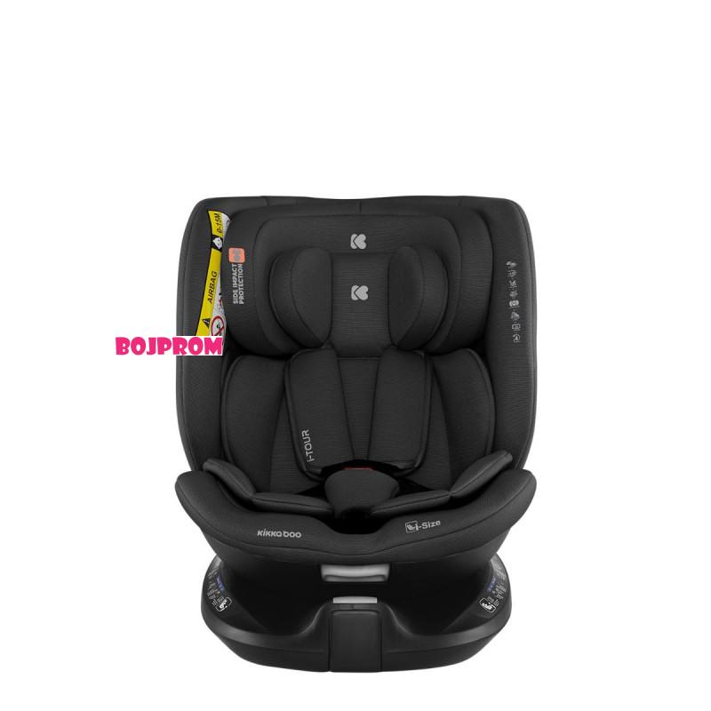 KIKKA BOO AUTOSJEDALICA I-TOUR I-SIZE BLACK 31002100024 