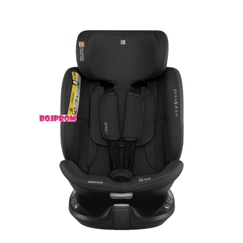 KIKKA BOO AUTOSJEDALICA I-TOUR I-SIZE BLACK 31002100024 