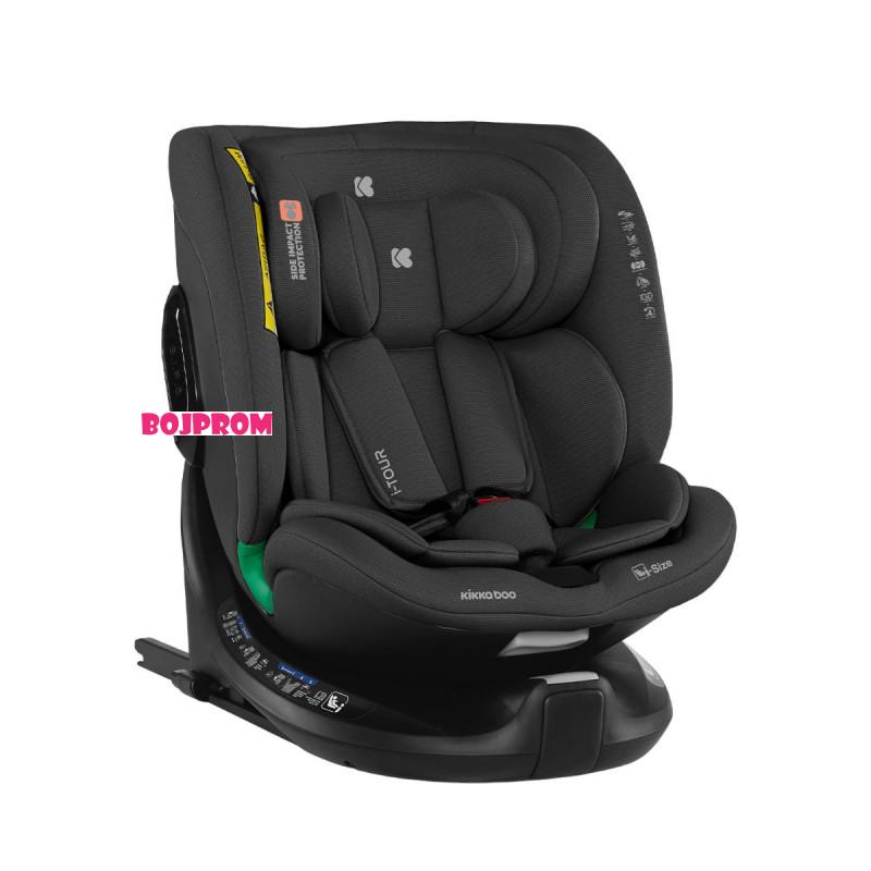 KIKKA BOO AUTOSJEDALICA I-TOUR I-SIZE BLACK 31002100024 