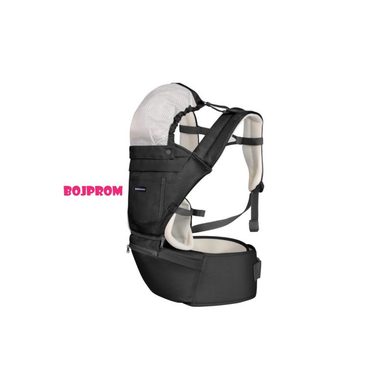 KIKKA BOO NOSILJKA KENGUR CHLOE MESH BLACK 2024 31108010070 