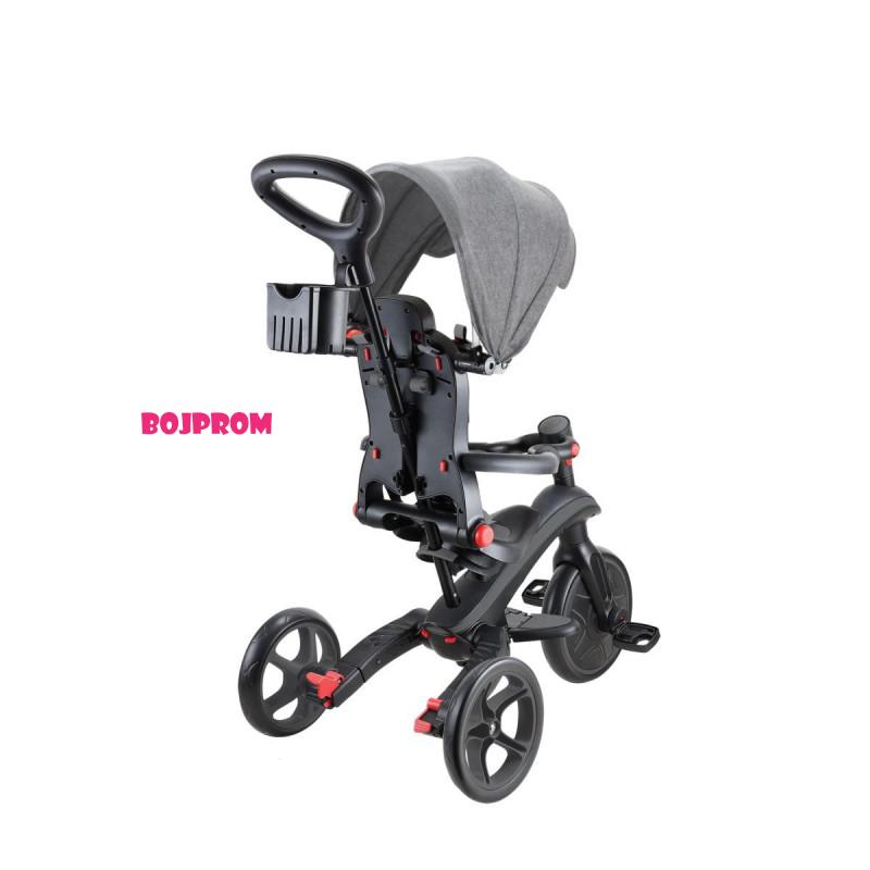 GLOBBER TRICIKL EXP 4U1 FOLD.BK GREY VEGB0000732-120 