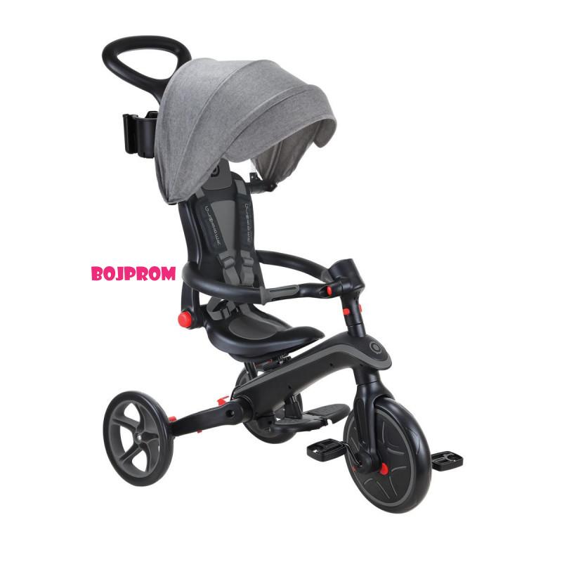 GLOBBER TRICIKL EXP 4U1 FOLD.BK GREY VEGB0000732-120 