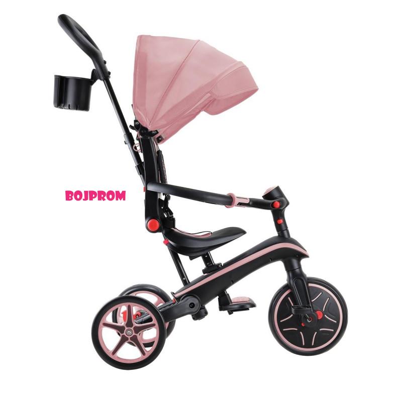 GLOBBER TRICIKL EXP 4U1 FOLDABLE PINK VEGB0000732-210 