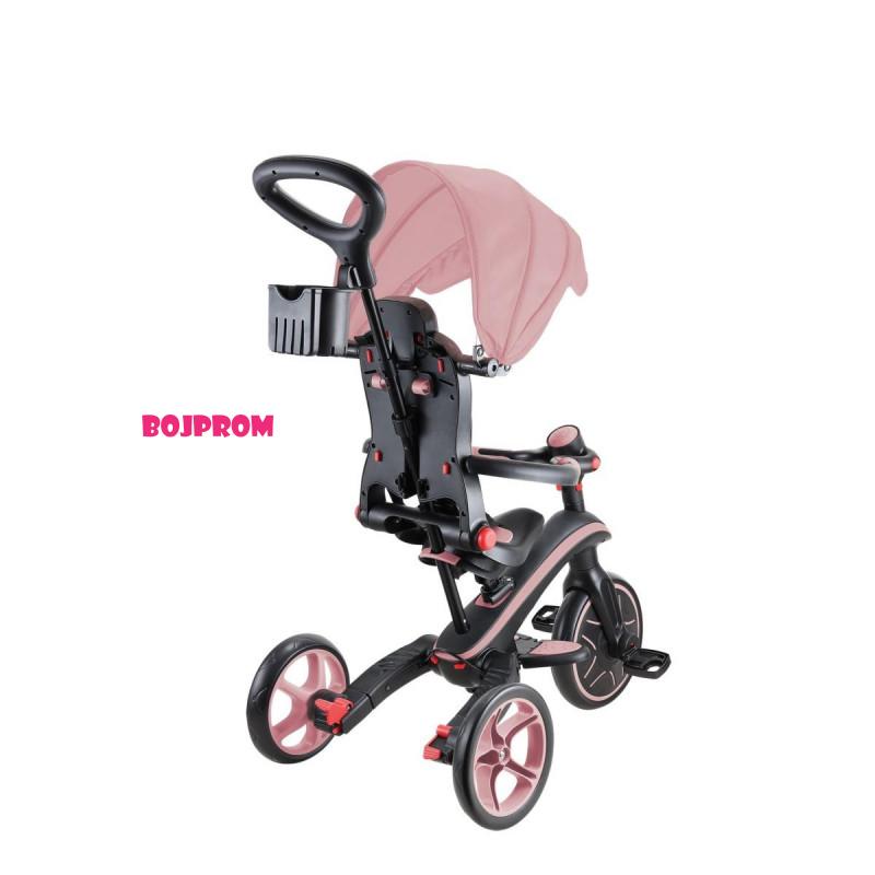 GLOBBER TRICIKL EXP 4U1 FOLDABLE PINK VEGB0000732-210 