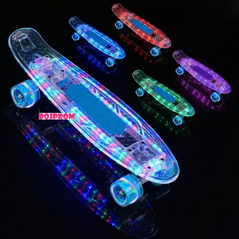 MASTER IGRACKE SKATEBOARD LED 22 INCH 23579 