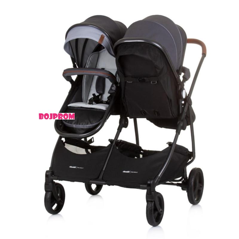 CHIPOLINO KOLICA DUO SMART SILVER GREY KBDS02402SG 
