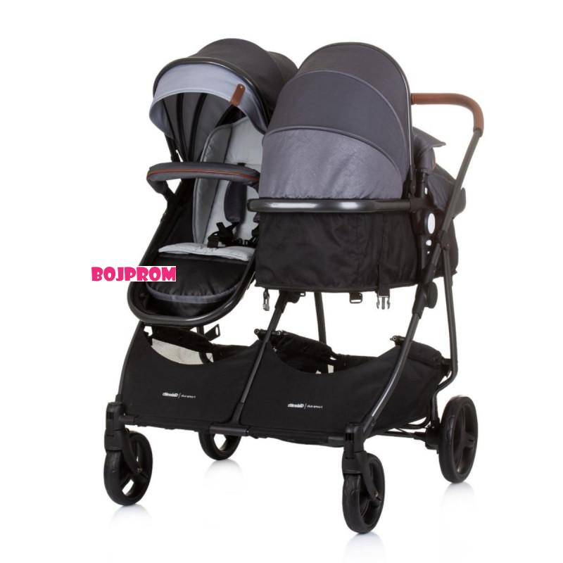 CHIPOLINO KOLICA DUO SMART SILVER GREY KBDS02402SG 