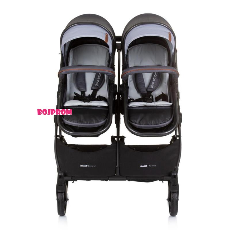 CHIPOLINO KOLICA DUO SMART SILVER GREY KBDS02402SG 