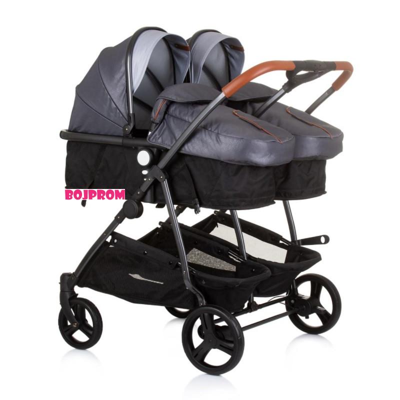 CHIPOLINO KOLICA DUO SMART SILVER GREY KBDS02402SG 