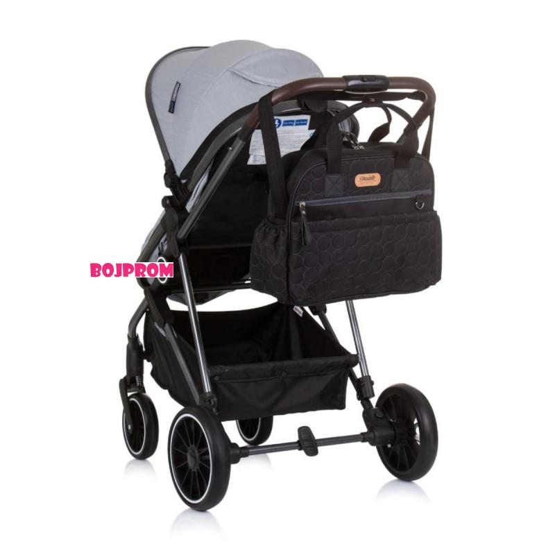 CHIPOLINO TORBA ZA KOLICA OBSIDIAN CHBAF02402OB 
