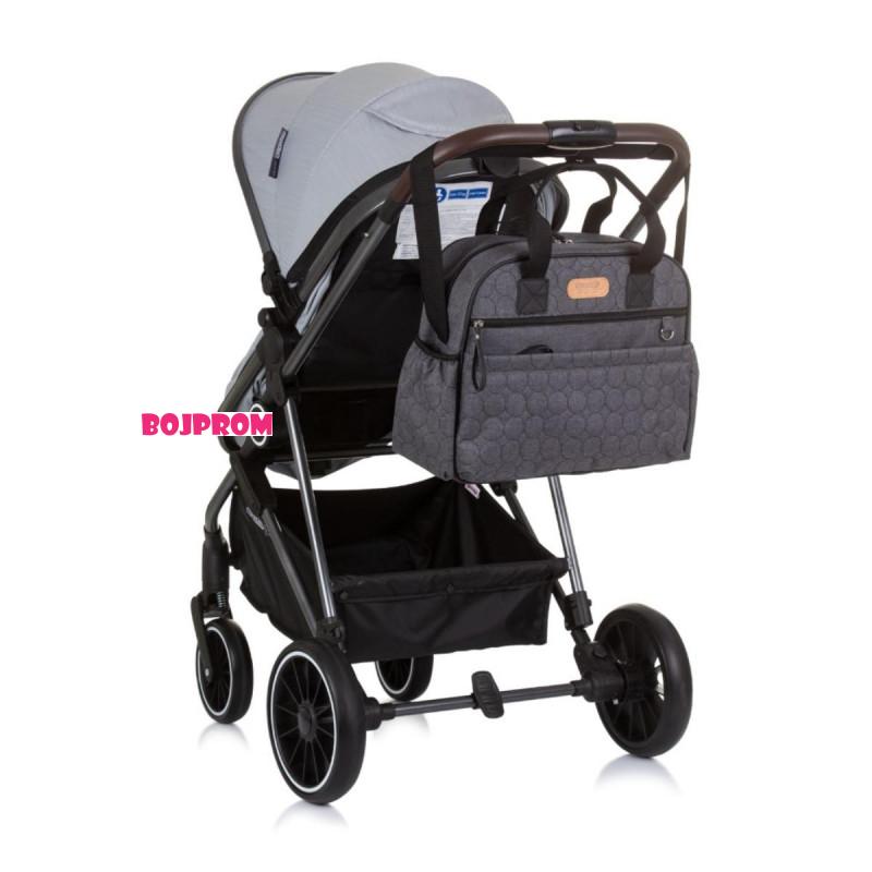 CHIPOLINO TORBA ZA KOLICA GRANITE LINEN CHBAF02401GN 