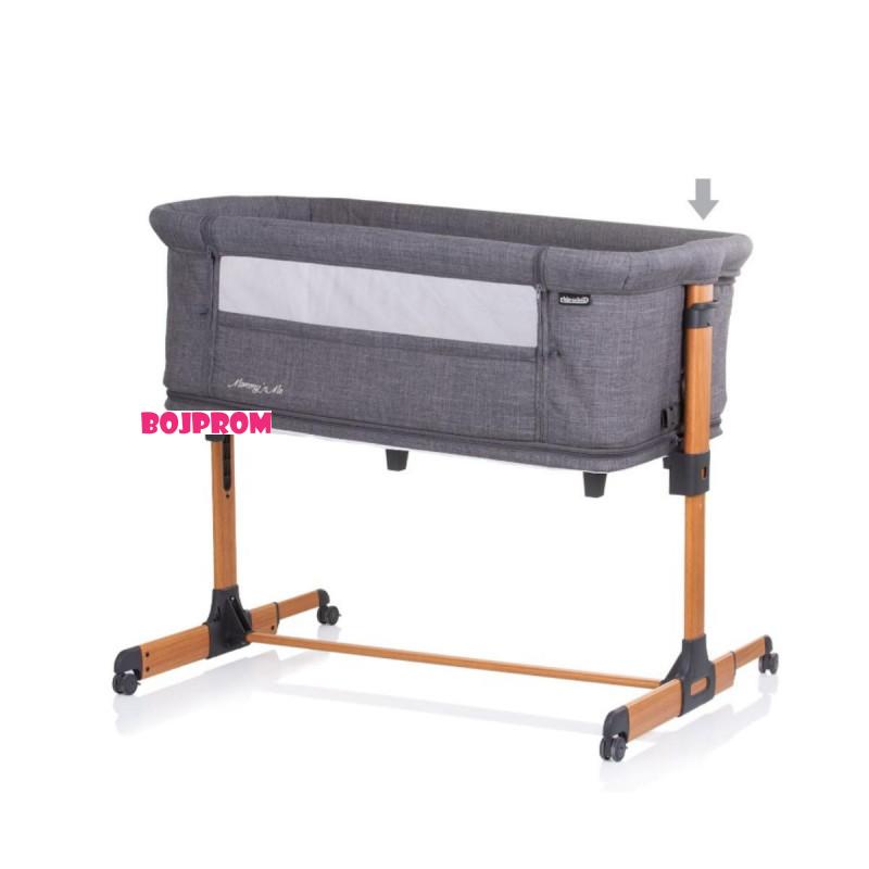 CHIPOLINO KOLIJEVKA MOMMY `N ME GRAPHITE/WOOD KOSMM0231GT 
