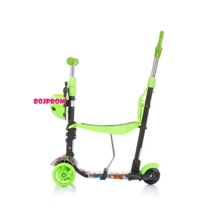 Chipolino TROTINET KIDDY EVO HANDLE GREEN GRAFFITE 