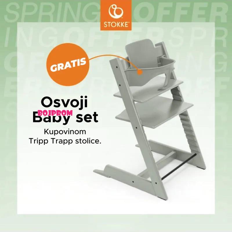 Stokke TRIPP TRAP STOLICA + BABY SET GRATIS 